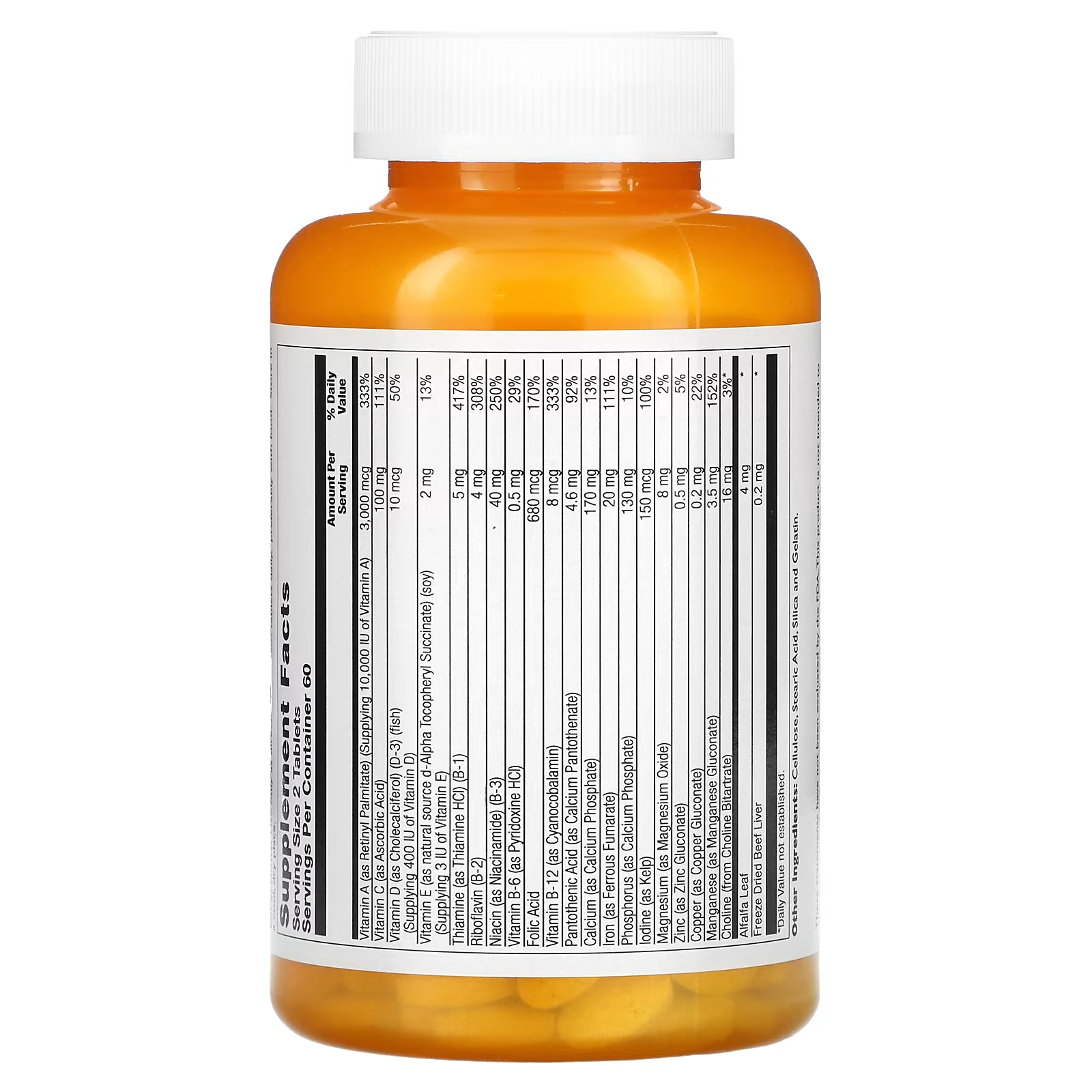 Multivitamines aux minéraux 120 comprimés – photo 2