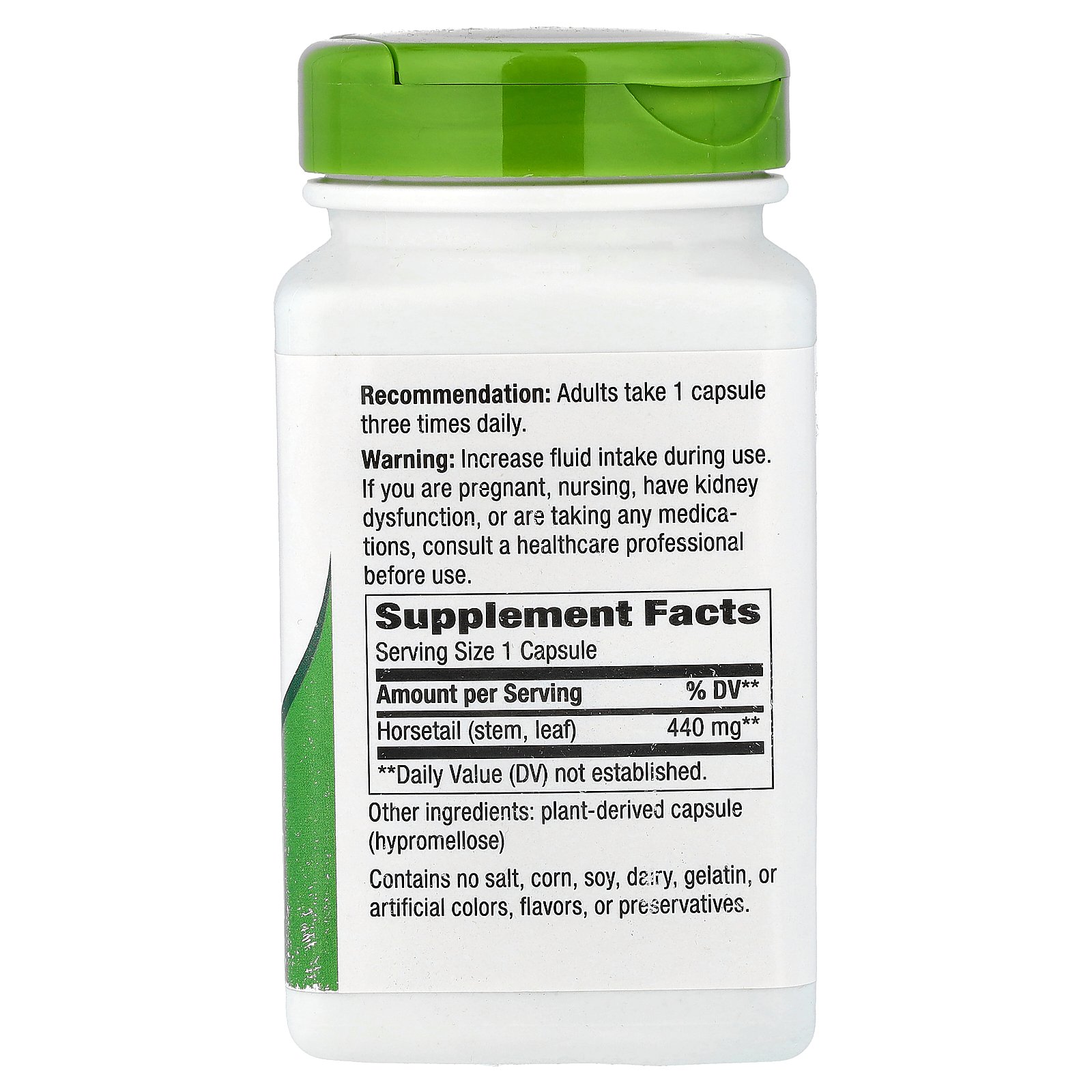 Nature's Way Prêle des champs, 440 mg – 100 capsules véganes – photo 2