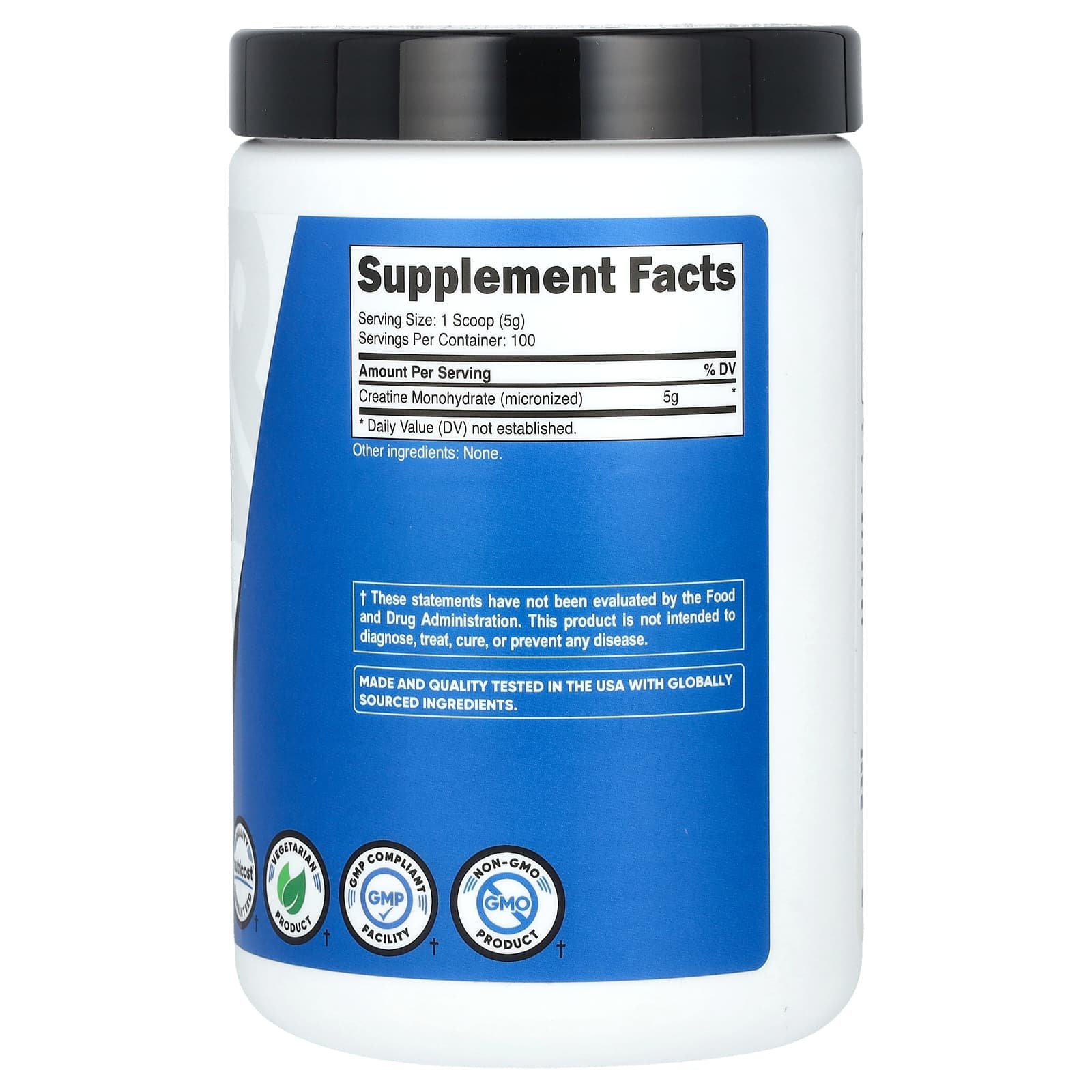 Nutricost Performance Créatine monohydrate sans arôme – 500 g – photo 2