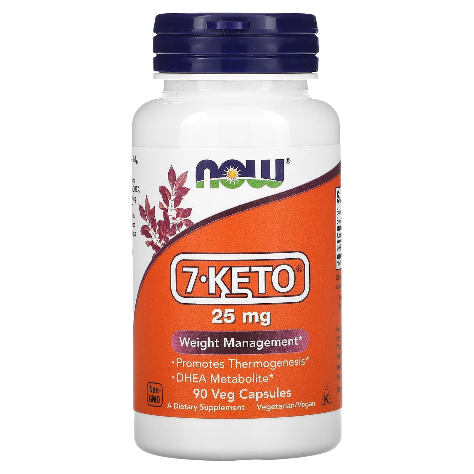 NOW Foods 7-Keto 25 mg – 90 capsules végétales