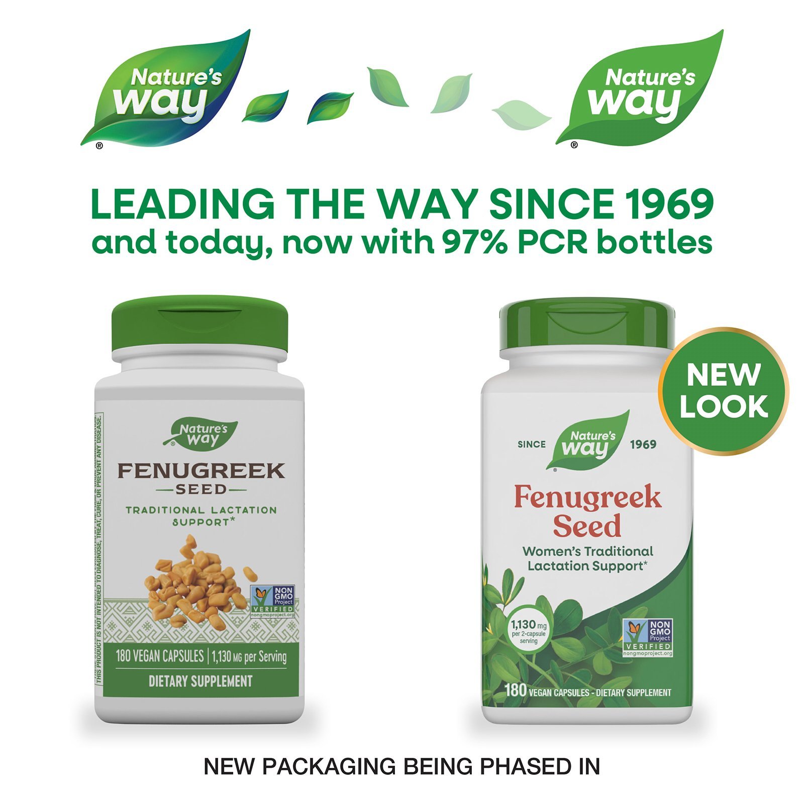 Nature's Way Graine de fenugrec – 180 capsules véganes (565 mg par capsule) – photo 3