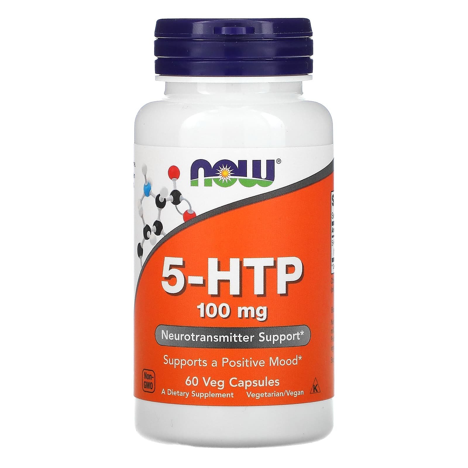 NOW Foods 5-HTP 100 mg – 60 capsules végétariennes