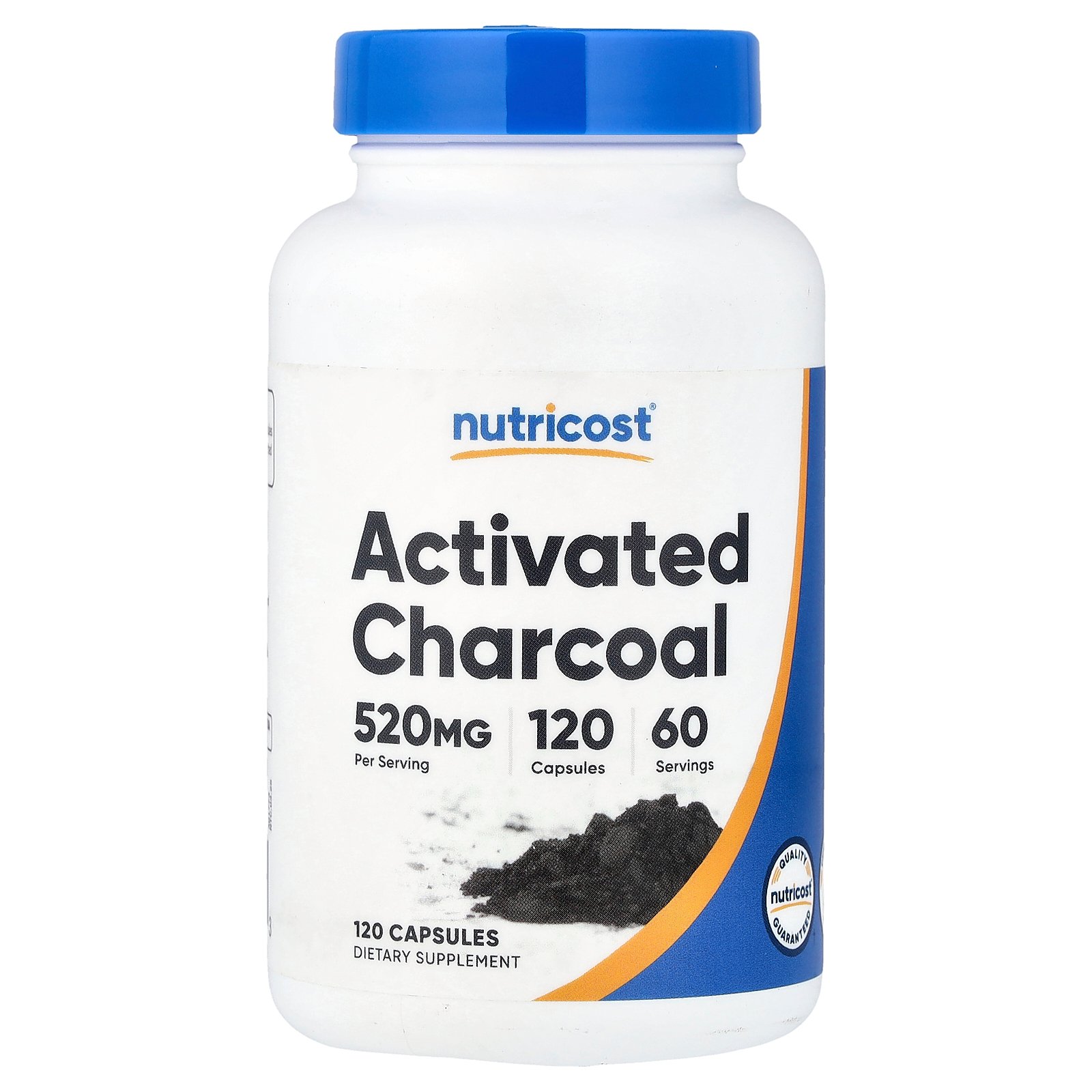 Nutricost Charbon actif, 260 mg – 120 capsules