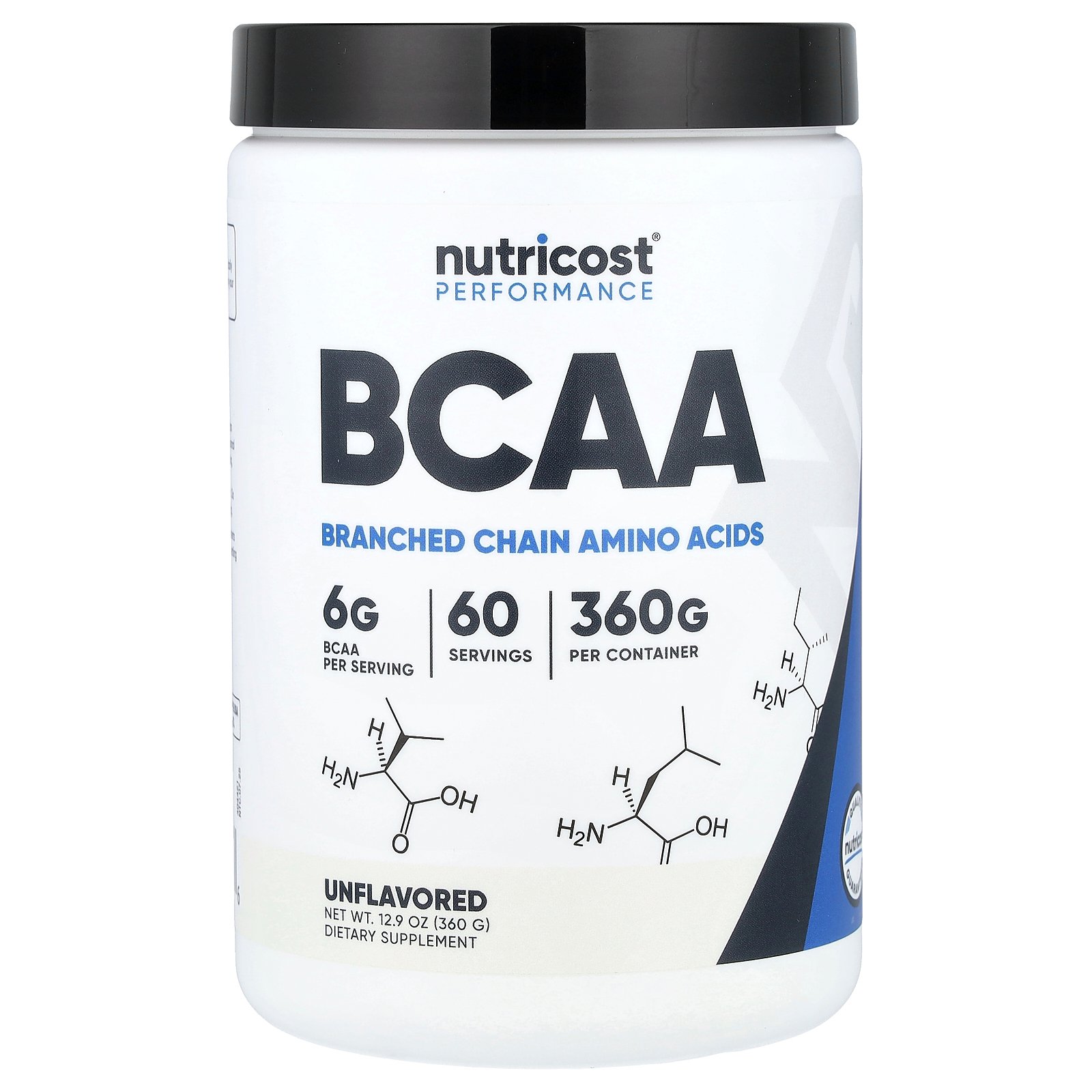 Nutricost Performance BCAA, non aromatisé – 360 g