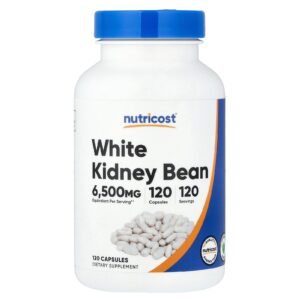 Nutricost Haricot blanc, 6500 mg – 120 capsules (650 mg par capsule)
