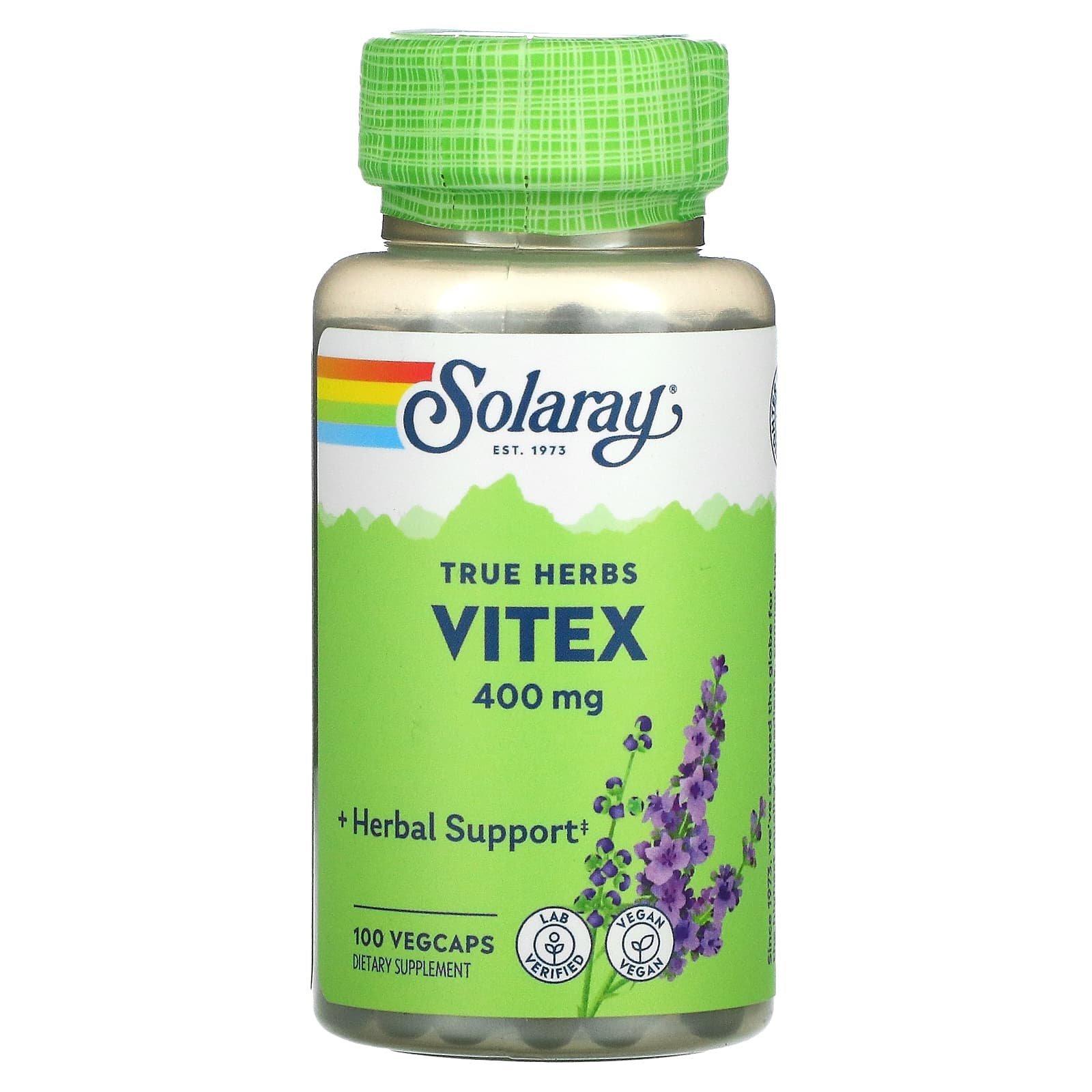 Solaray Gattilier (Vitex) 400 mg – 100 capsules végétales