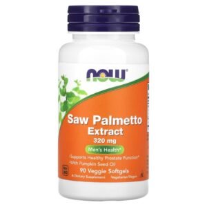NOW Foods Extrait de chou palmiste 320 mg – 90 capsules végétariennes à enveloppe molle