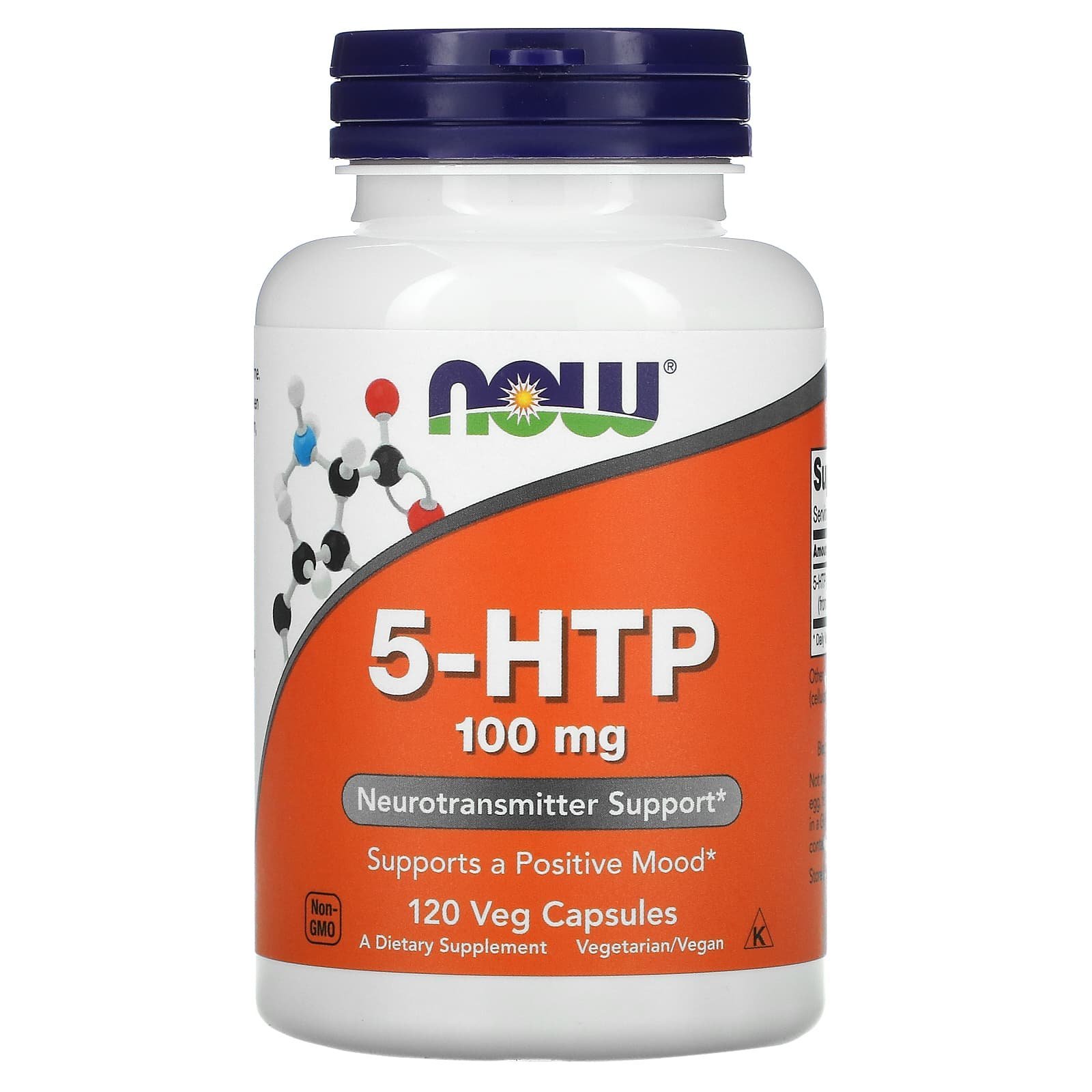 NOW Foods 5-HTP 100 mg – 120 capsules végétales