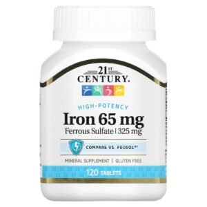 21st Century Fer 65 mg – 120 comprimés