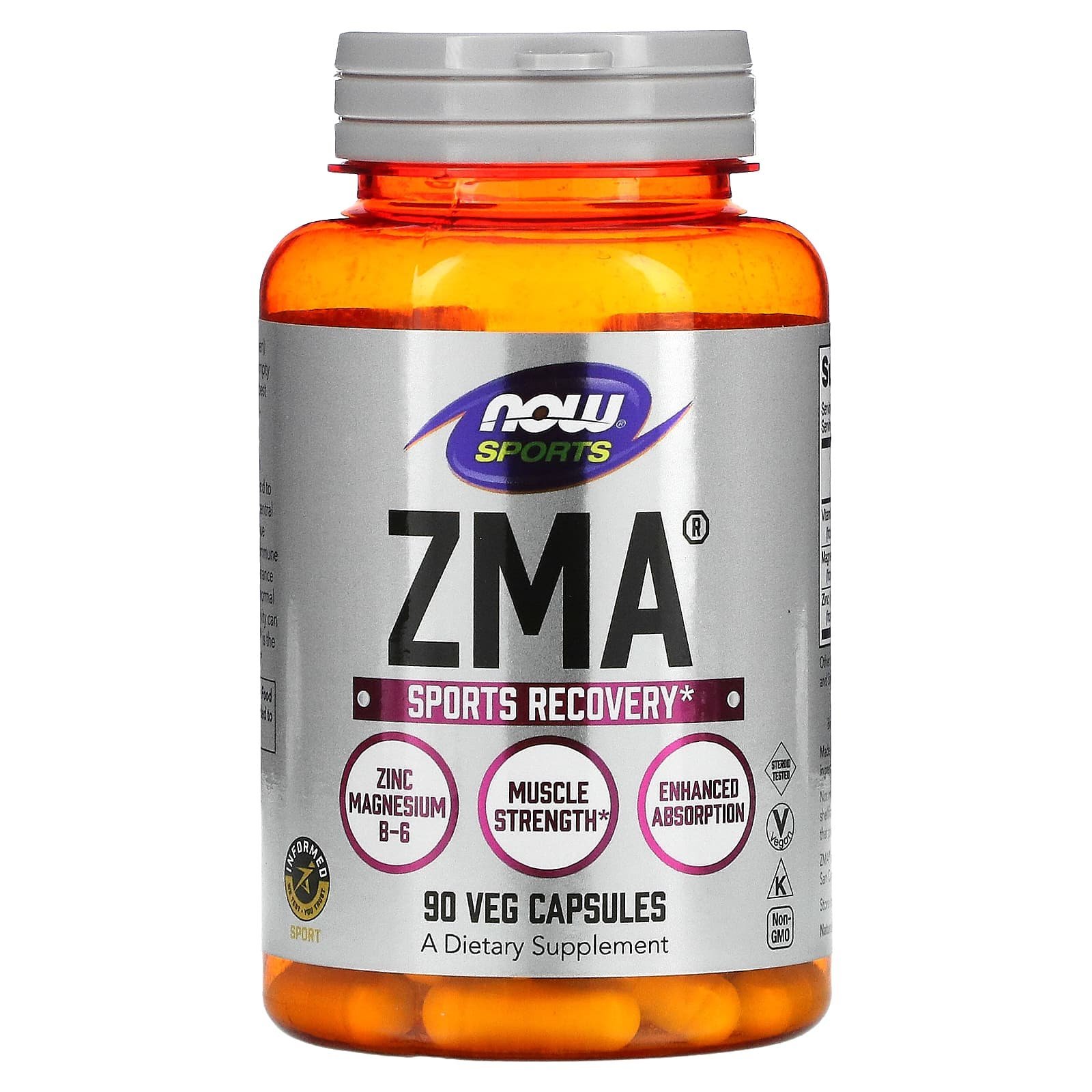 Sports ZMA Récupération sportive 90 capsules végétales