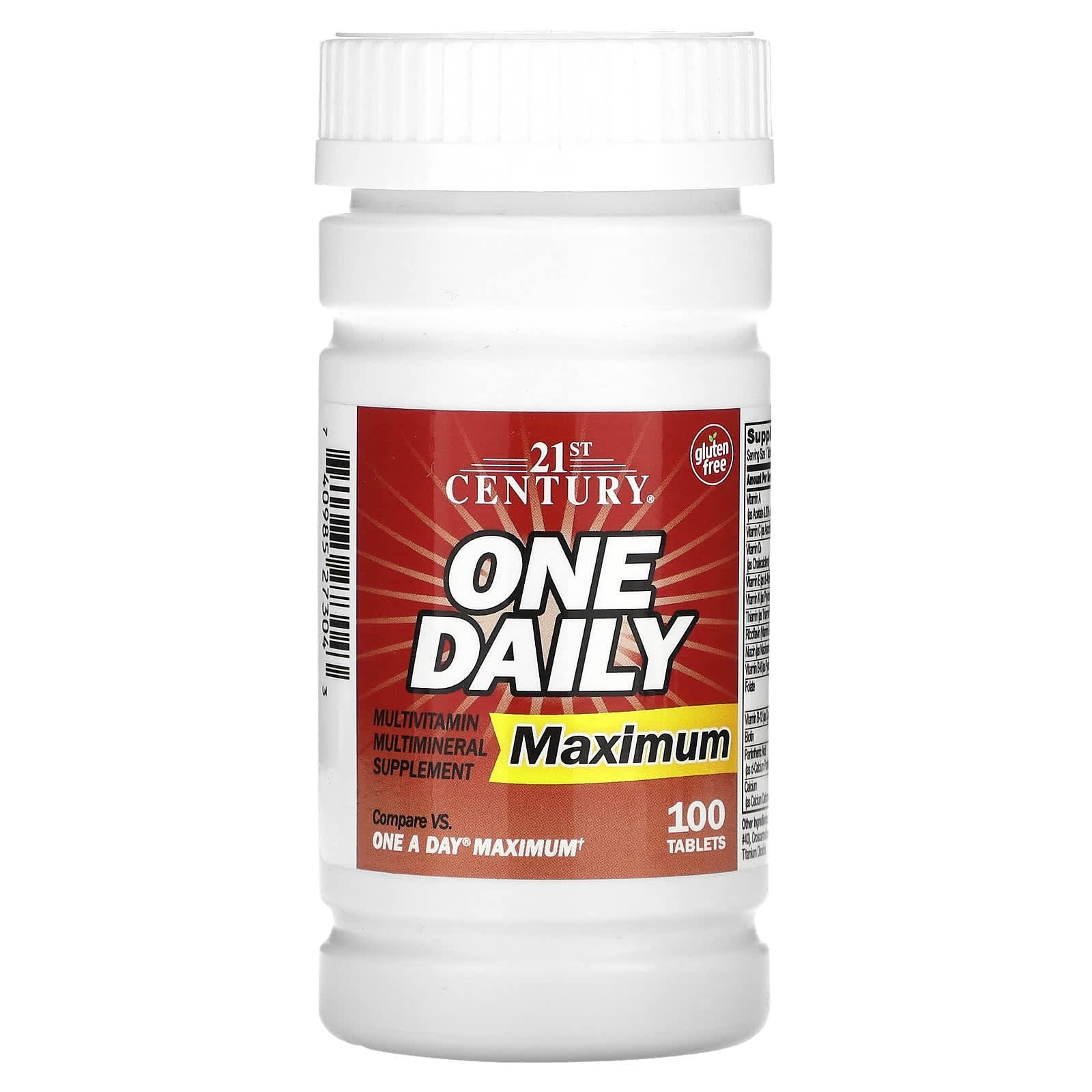 21st Century Dose quotidienne Maximum – 100 comprimés