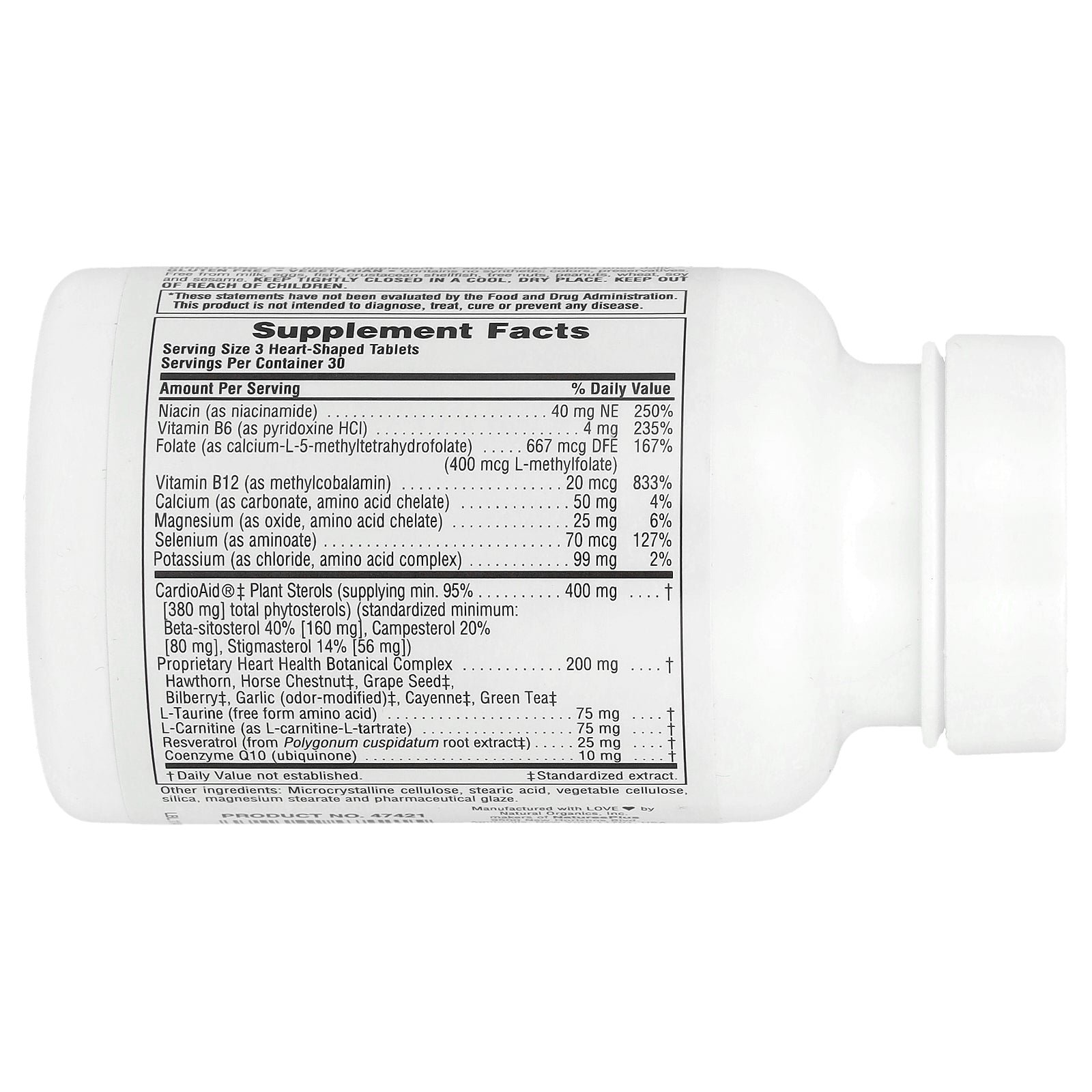 NaturesPlus HeartBeat soutien cardiovasculaire – 90 comprimés – 2