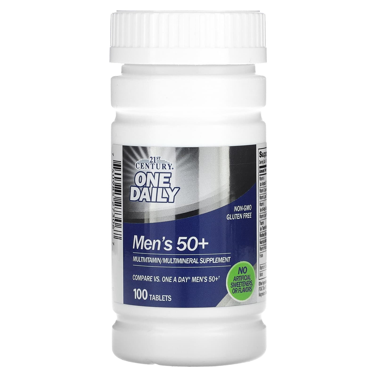 21st Century Dose quotidienne pour hommes de 50 ans et plus – 100 comprimés