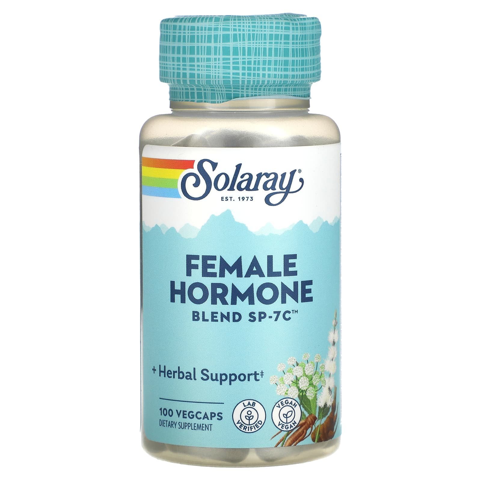 Solaray Mélange d'hormones féminines SP-7C – 100 capsules végétales