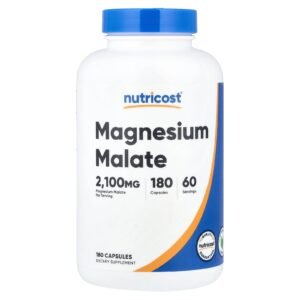 Nutricost Malate de magnésium 700 mg – 180 gélules
