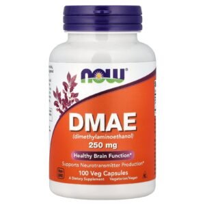 NOW Foods DMAE 250 mg – 100 gélules végétales