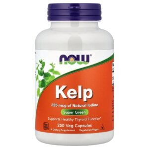 NOW Foods Kelp (iode) 325 µg – 250 gélules végétales