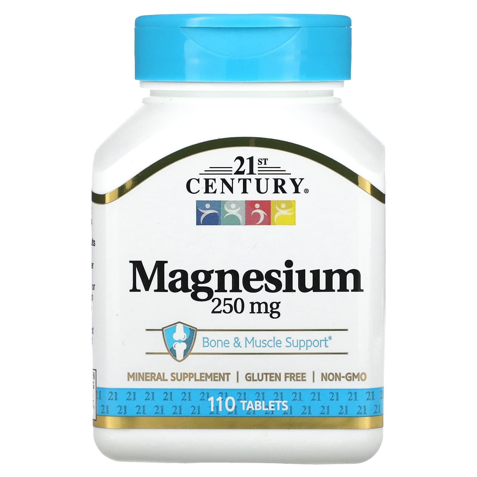 21st Century Magnésium 250 mg – 110 comprimés