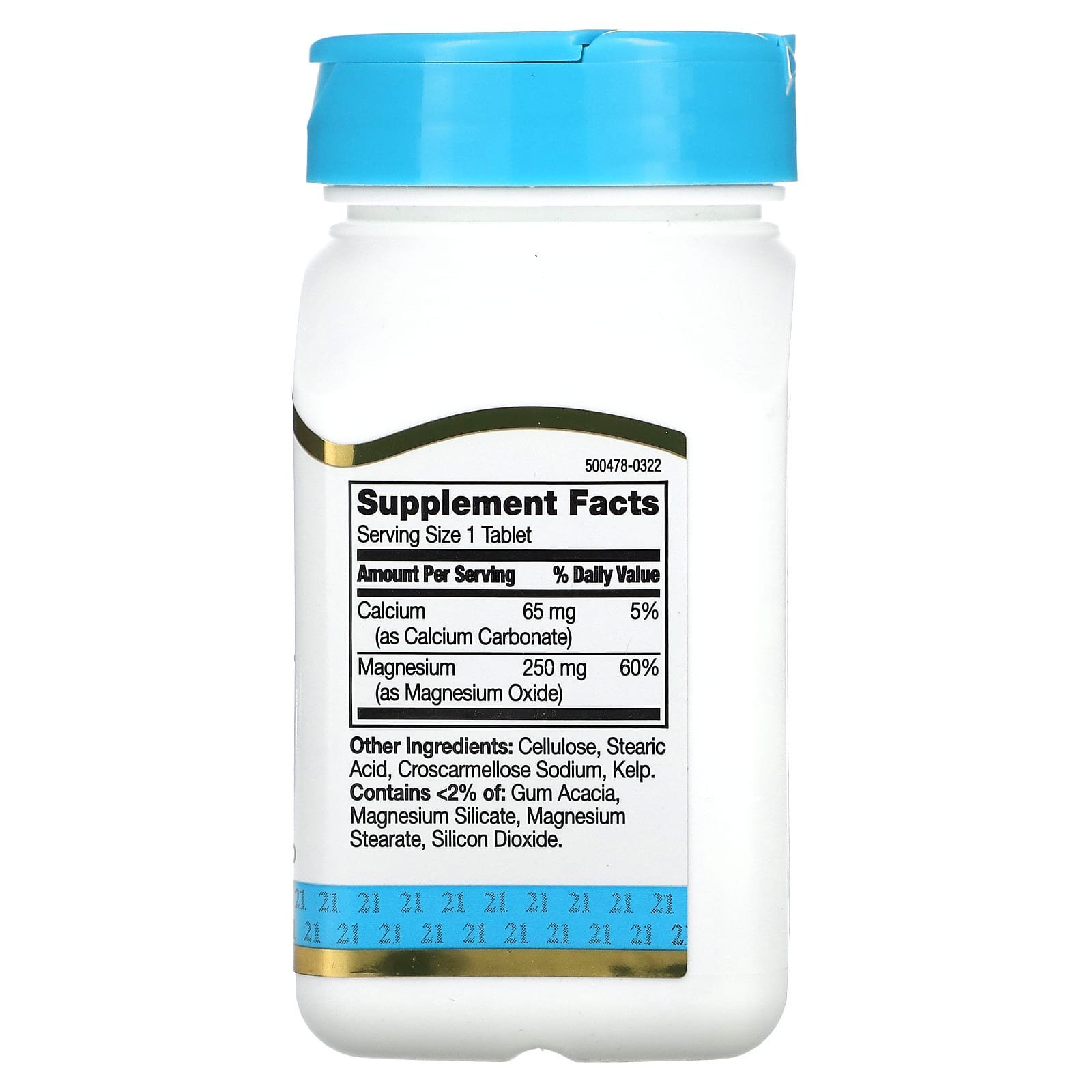 21st Century Magnésium 250 mg – 110 comprimés – photo 2