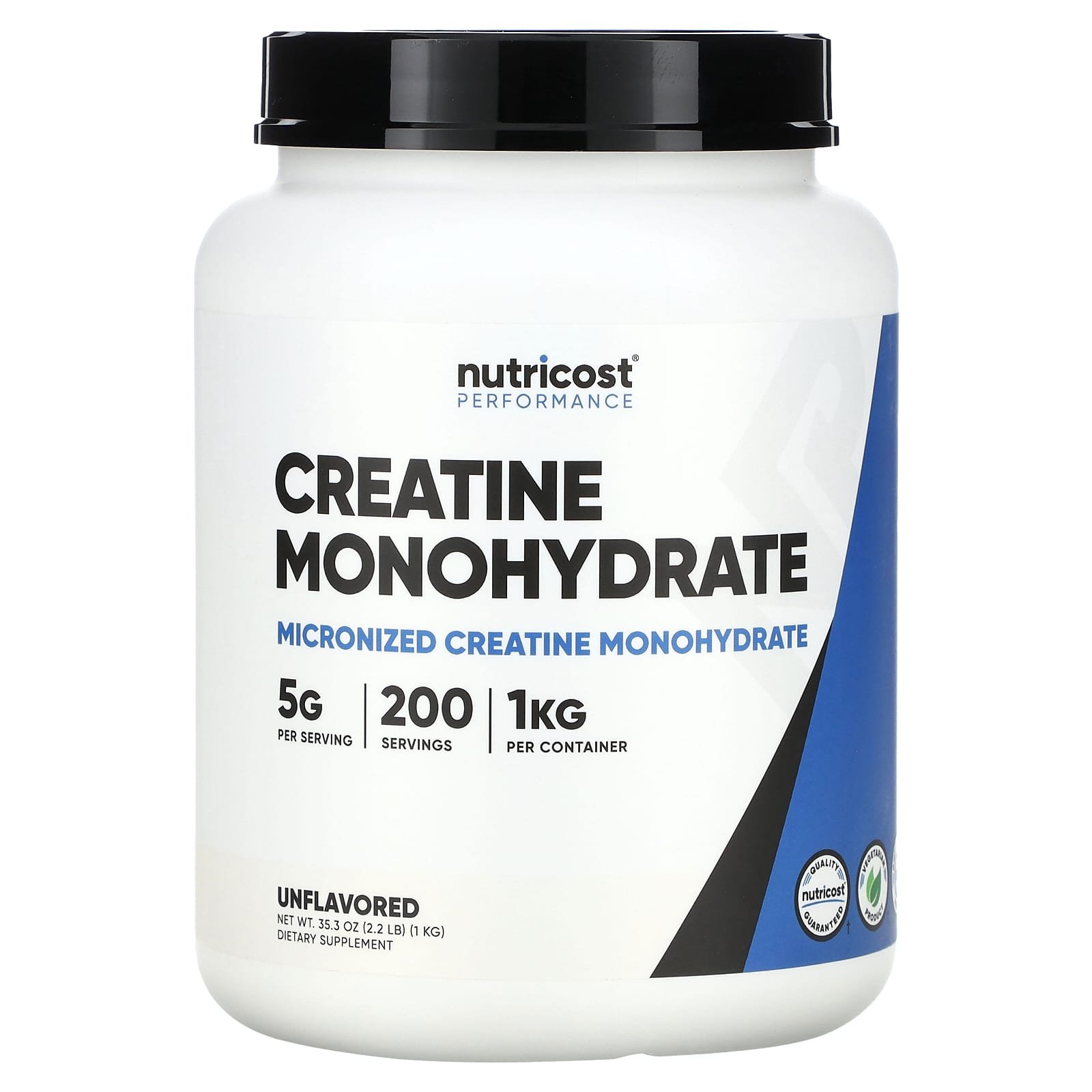Nutricost Performance Créatine monohydrate sans arôme – 997 g (1 kg)