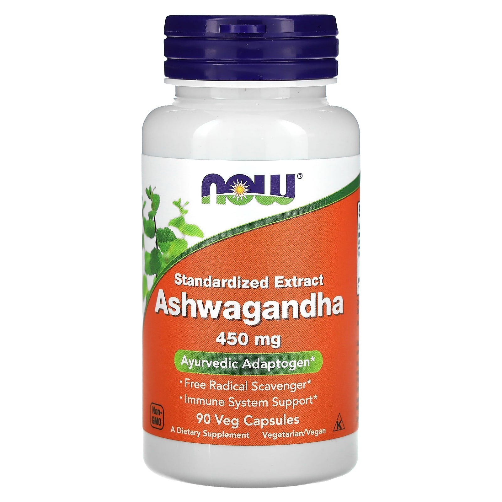 NOW Foods Ashwagandha 450 mg – 90 capsules végétales