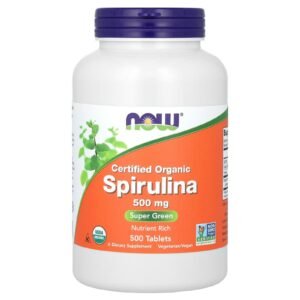 Spiruline certifiée biologique 3000 mg 500 comprimés (500 mg pièce)