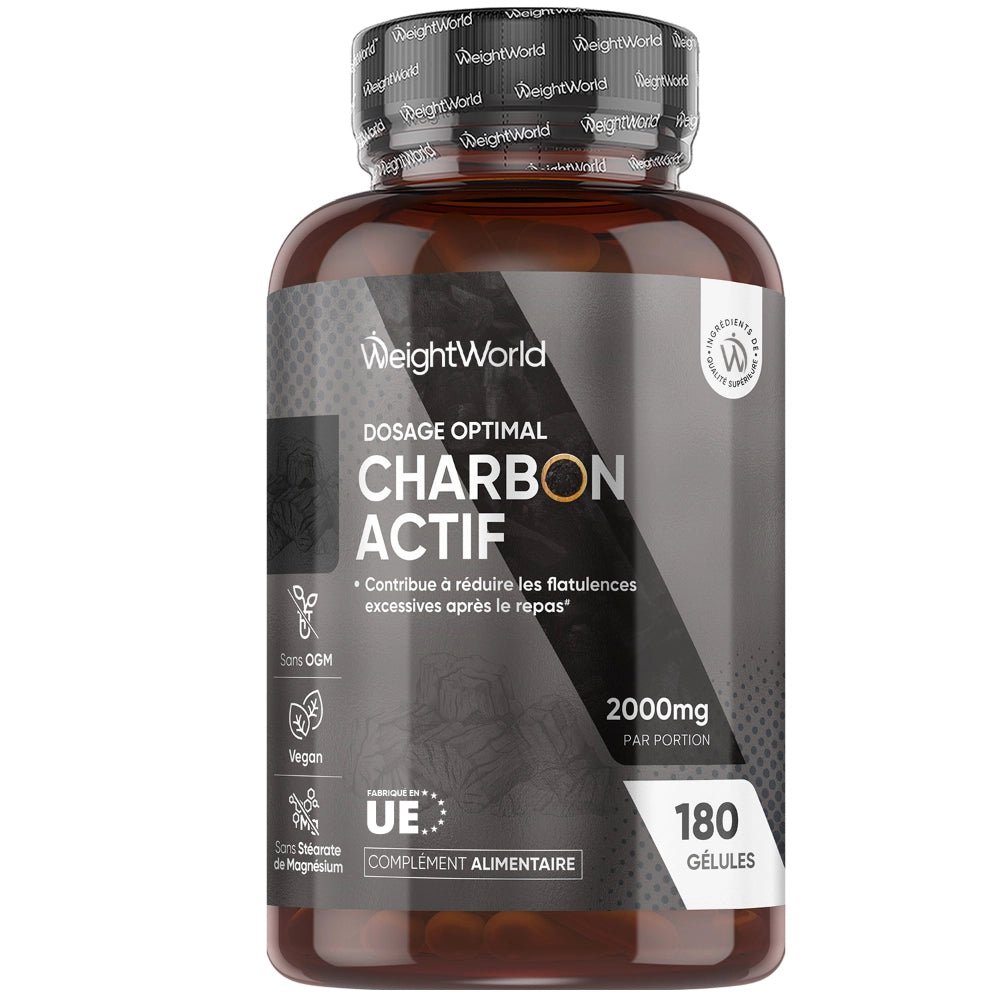 Charbon végétal actif en gélules WeightWorld