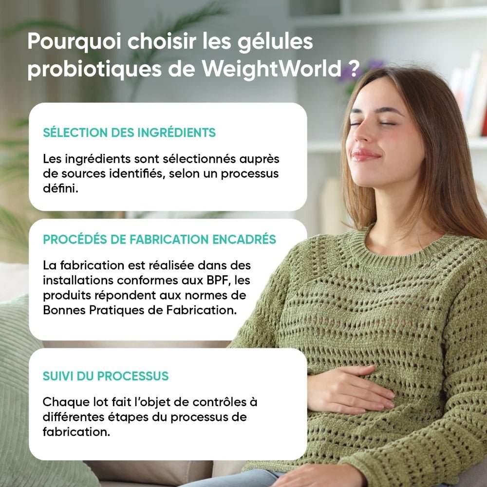 Probiotiques Pro Bio Cultures Complex WeightWorld – 120 gélules – 4