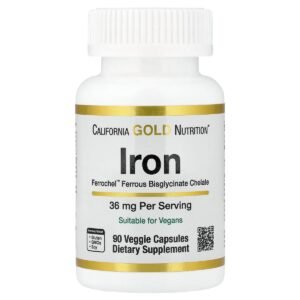 California Gold Nutrition Fer Ferrochel 36 mg