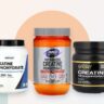 Créatine monohydrate en poudre : NOW Foods, Nutricost et California Gold Nutrition