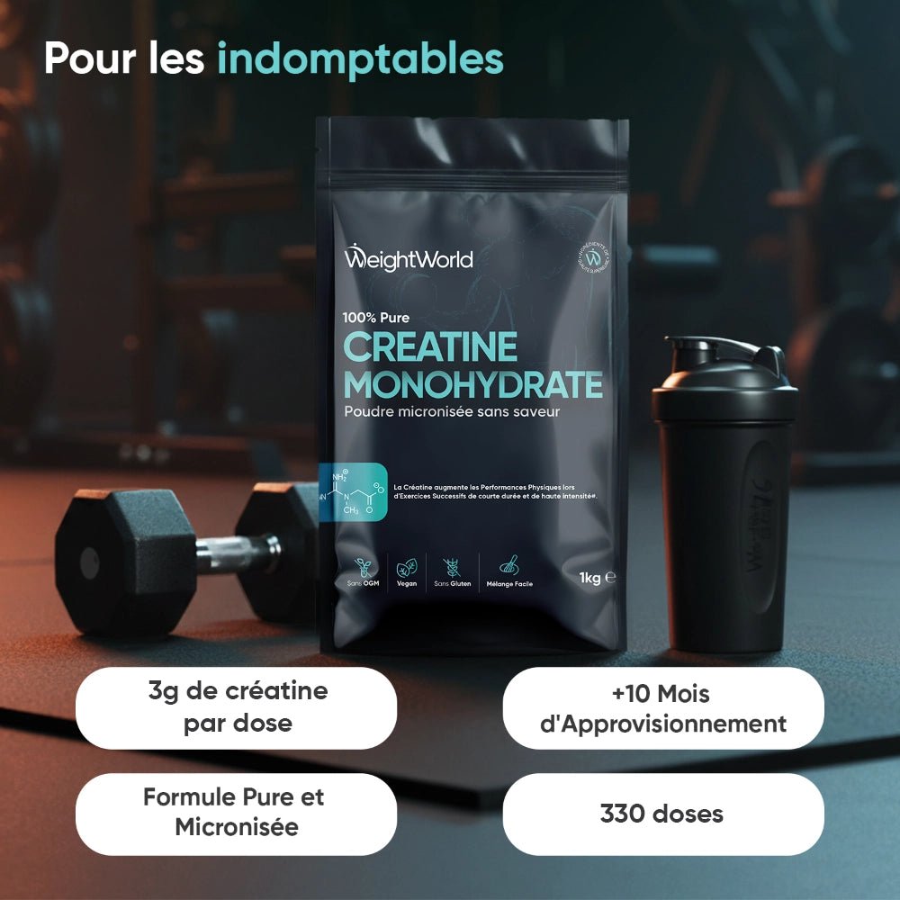 Créatine monohydrate micronisée en poudre WeightWorld – 2