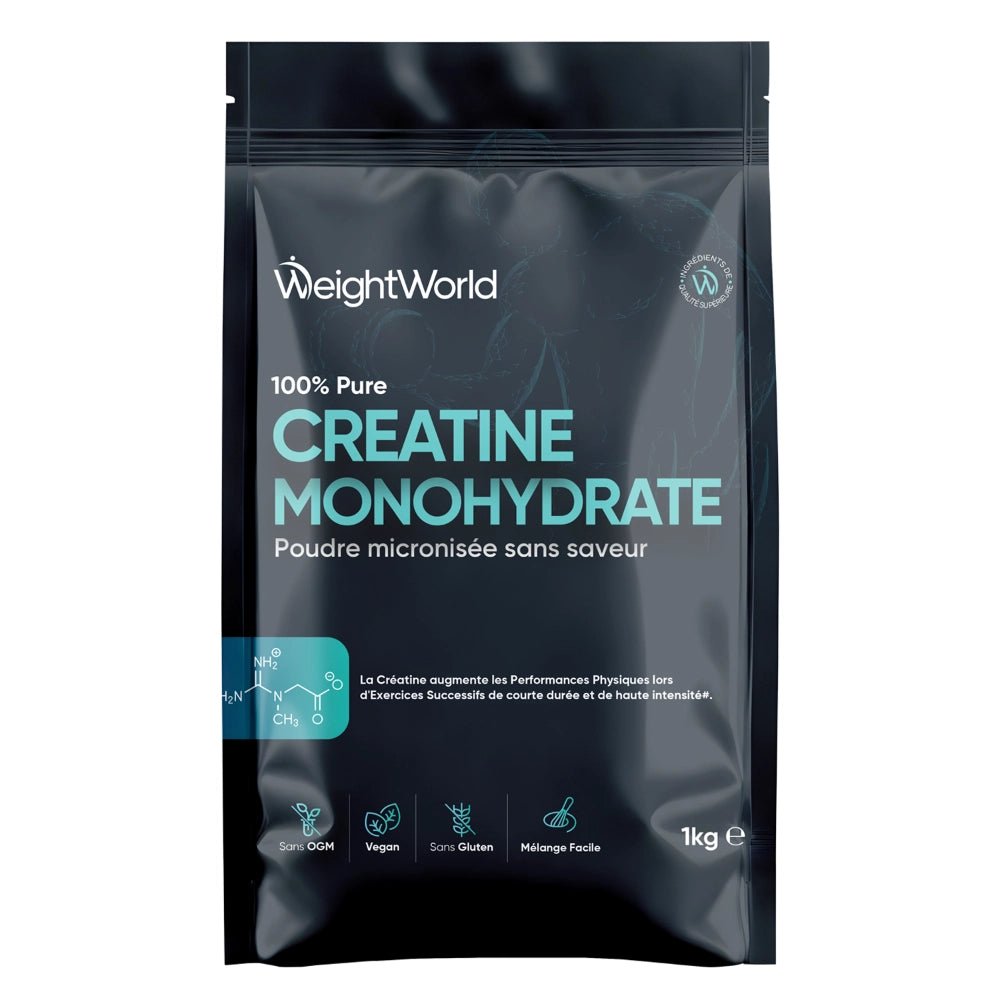 Créatine monohydrate micronisée en poudre WeightWorld