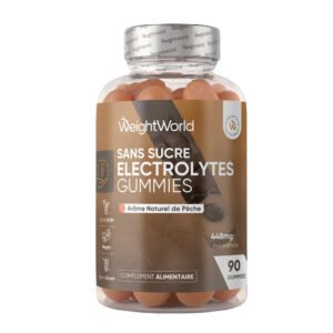 Gummies électrolytes sans sucre WeightWorld – 90 gummies