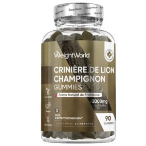 Crinière de lion (Hericium erinaceus) en gummies WeightWorld