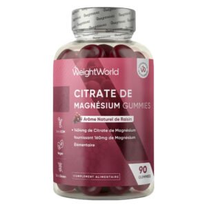 Gummies citrate de magnésium 160 mg WeightWorld