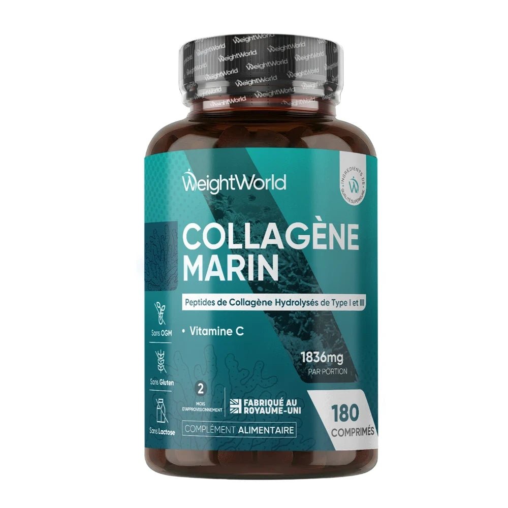 Collagène marin intense WeightWorld – 180 comprimés