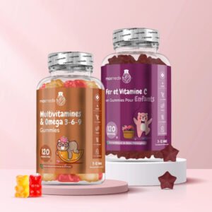 Pack Super-Héros gummies multivitamines et fer enfants WeightWorld