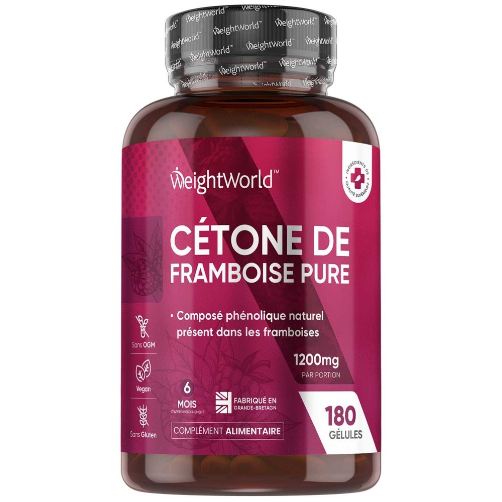 Cétone de framboise (Raspberry Ketone) WeightWorld – 180 gélules