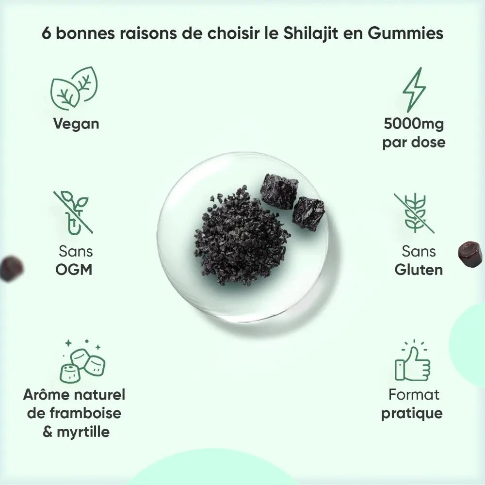 Shilajit d'Himalaya en gummies WeightWorld – 3