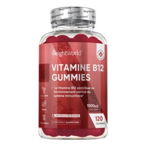 Gummies vitamine B12 1000 µg WeightWorld – 120 gummies
