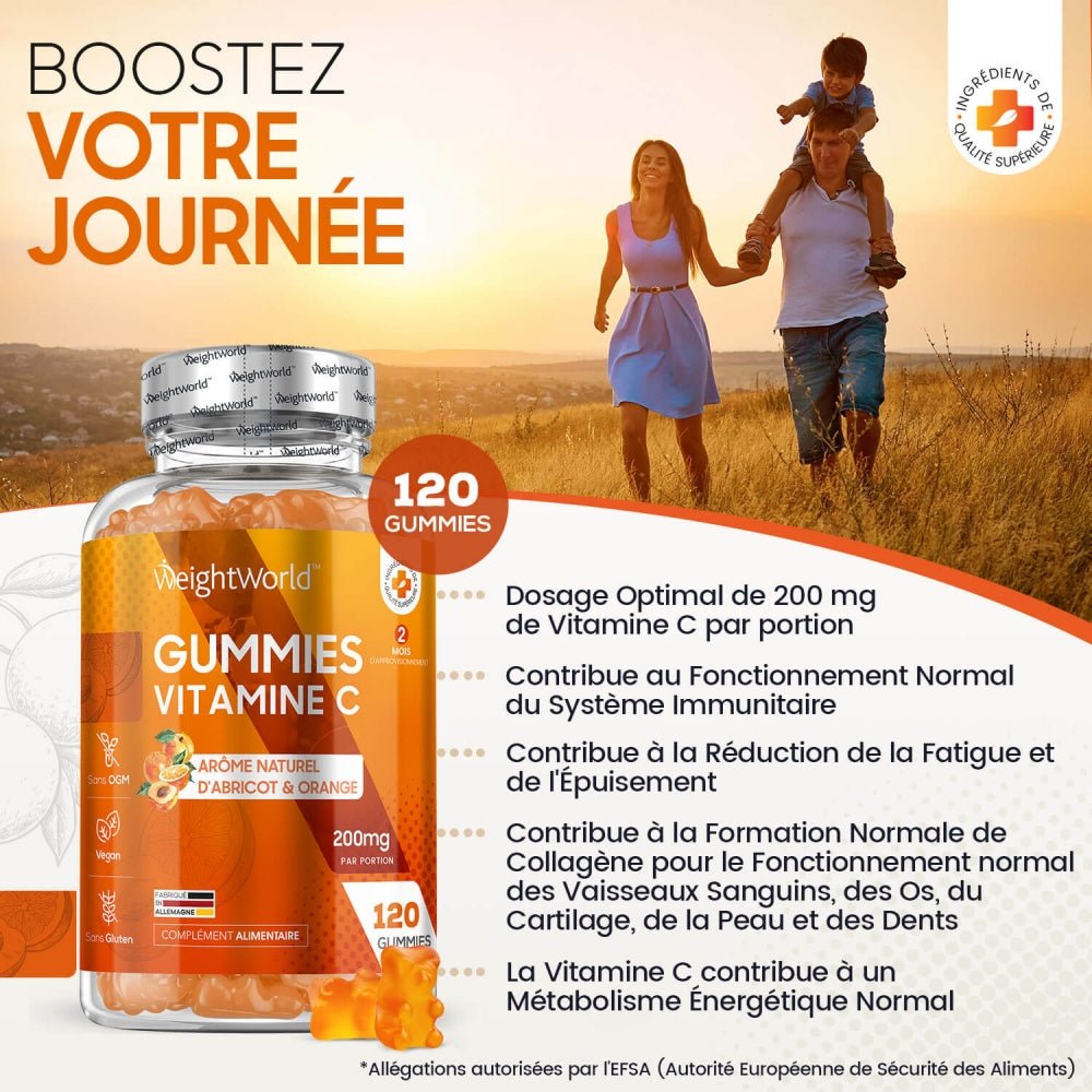 Gummies vitamine C et zinc WeightWorld – 2