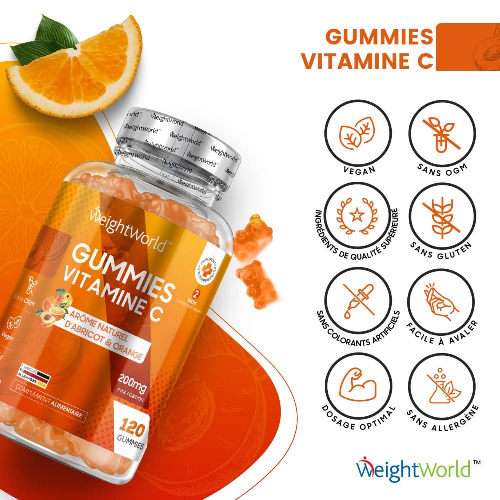 Gummies vitamine C et zinc WeightWorld – 3