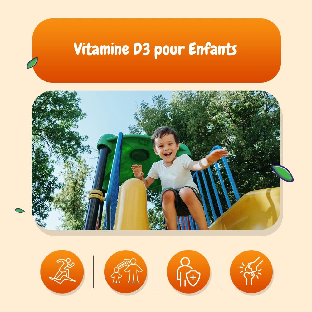 Vitamine D3 1000 UI en gummies pour enfants WeightWorld – 120 gummies – 2