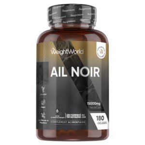 Ail noir fermenté 15 000 mg WeightWorld en gélules