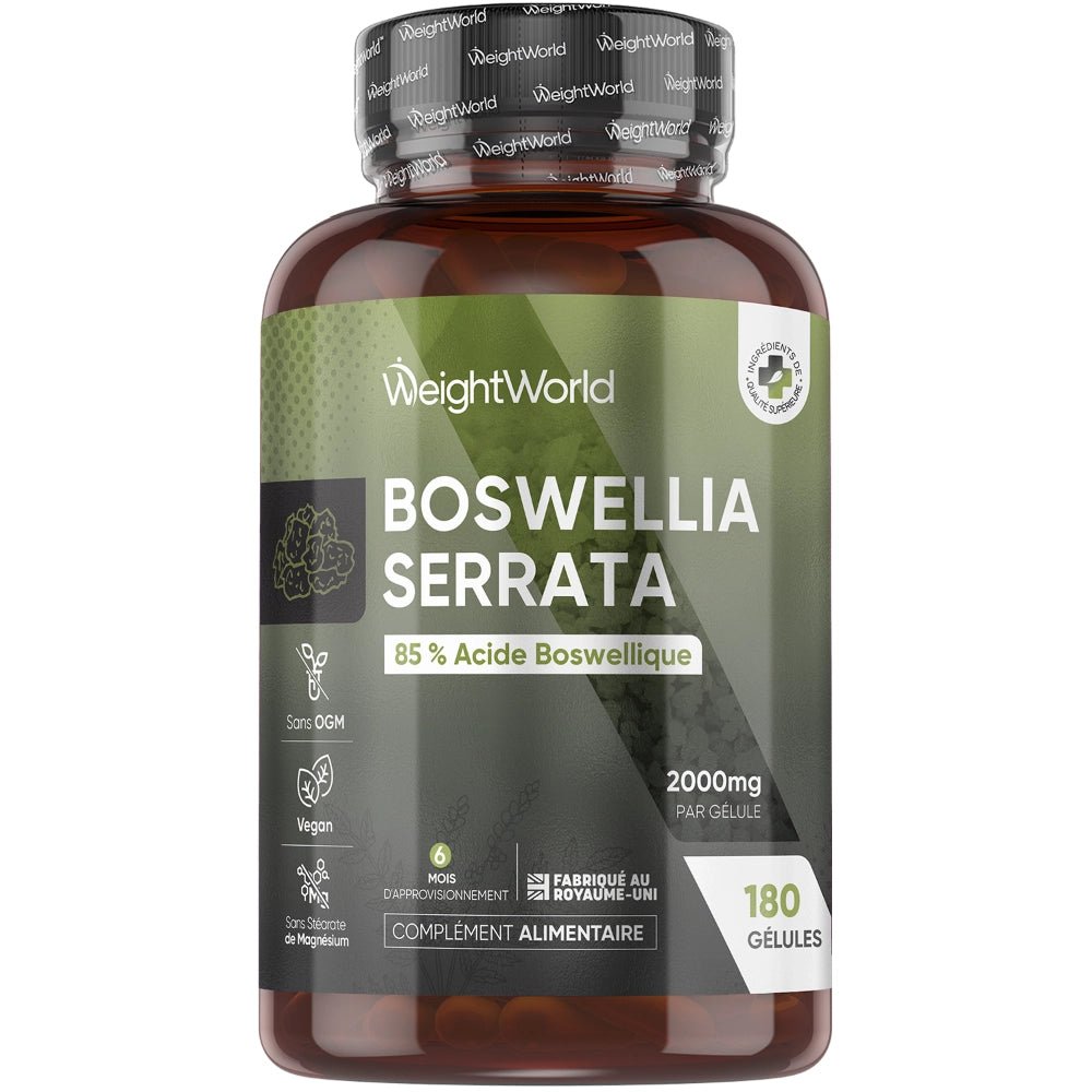 Boswellia serrata 2000 mg WeightWorld – 180 gélules