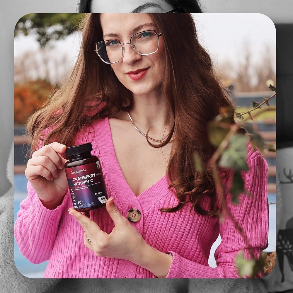 Cranberry + vitamine C en gélules WeightWorld – 3