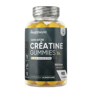 Créatine 5000 mg en gummies WeightWorld – 90 gummies