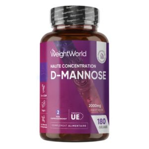 D-Mannose WeightWorld – 180 gélules
