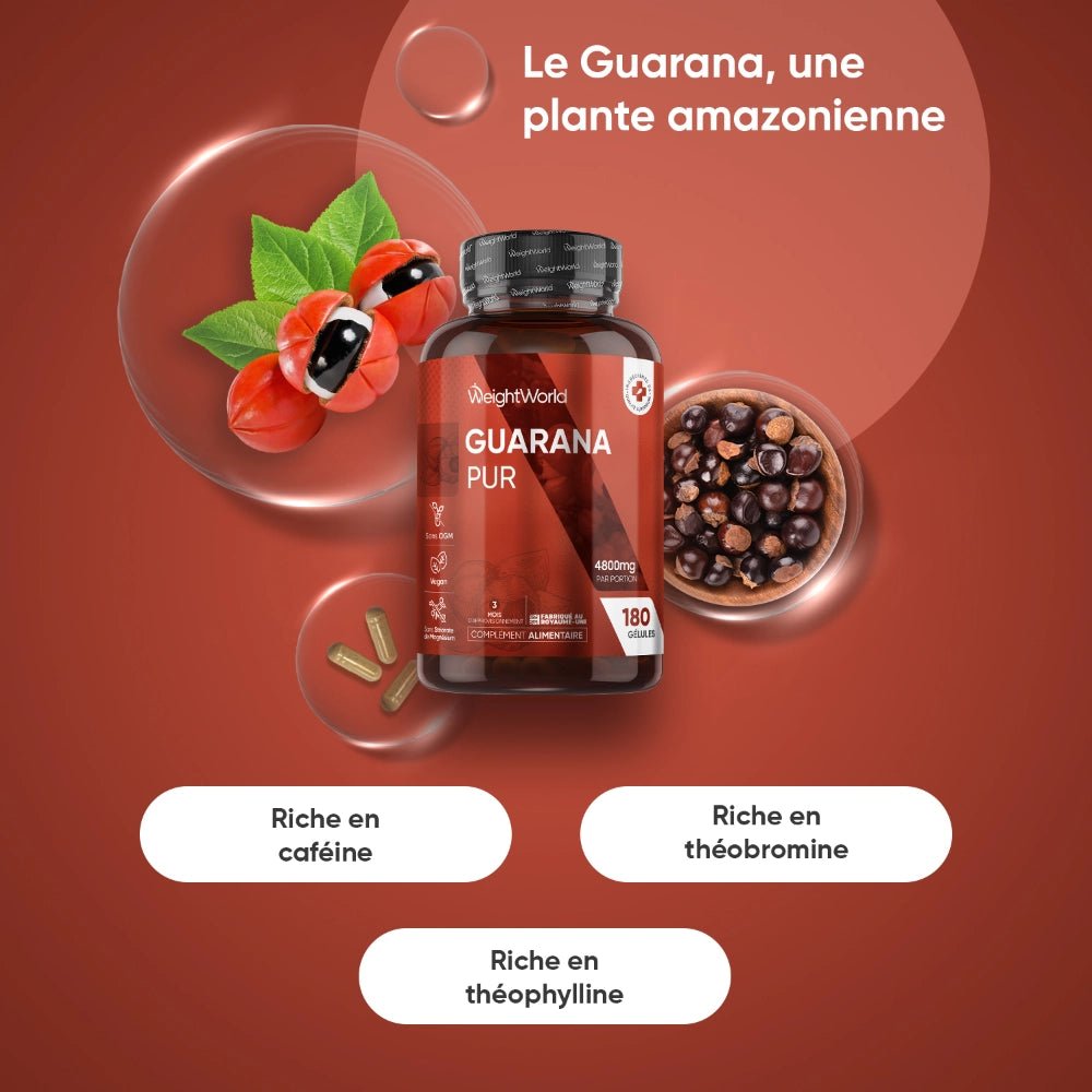 Guarana pur WeightWorld en gélules – 2
