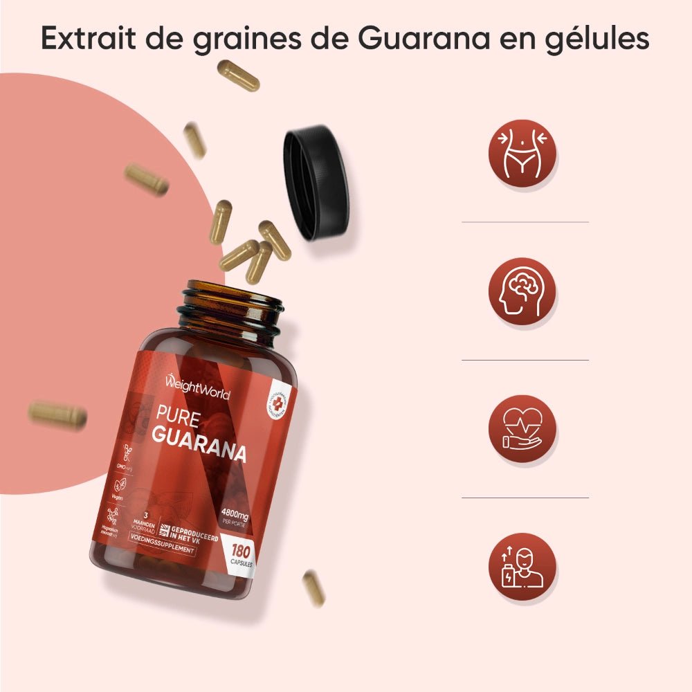 Guarana pur WeightWorld en gélules – 3